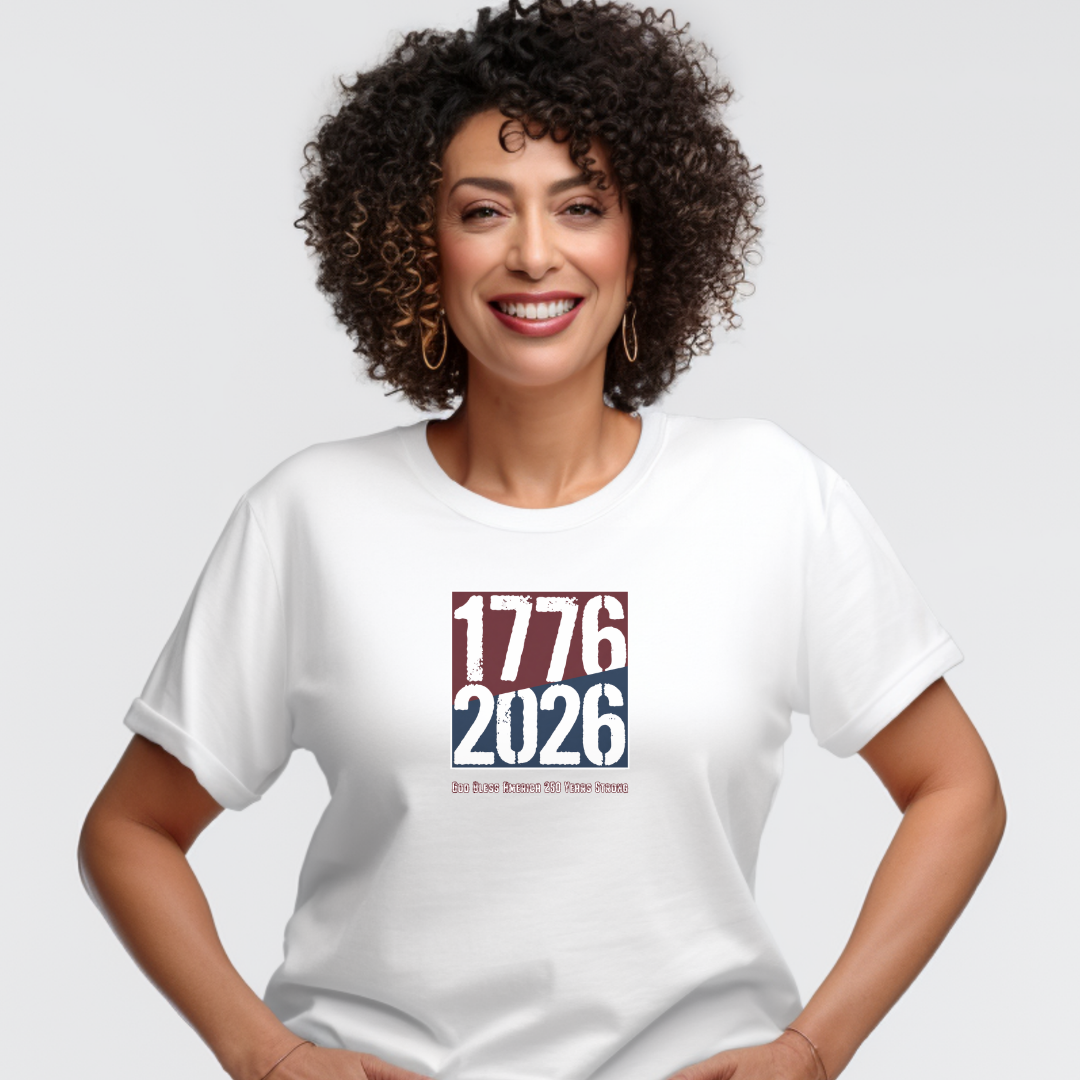 1776–2026 Anniversary 250 Years Strong | Cotton T-shirt USA