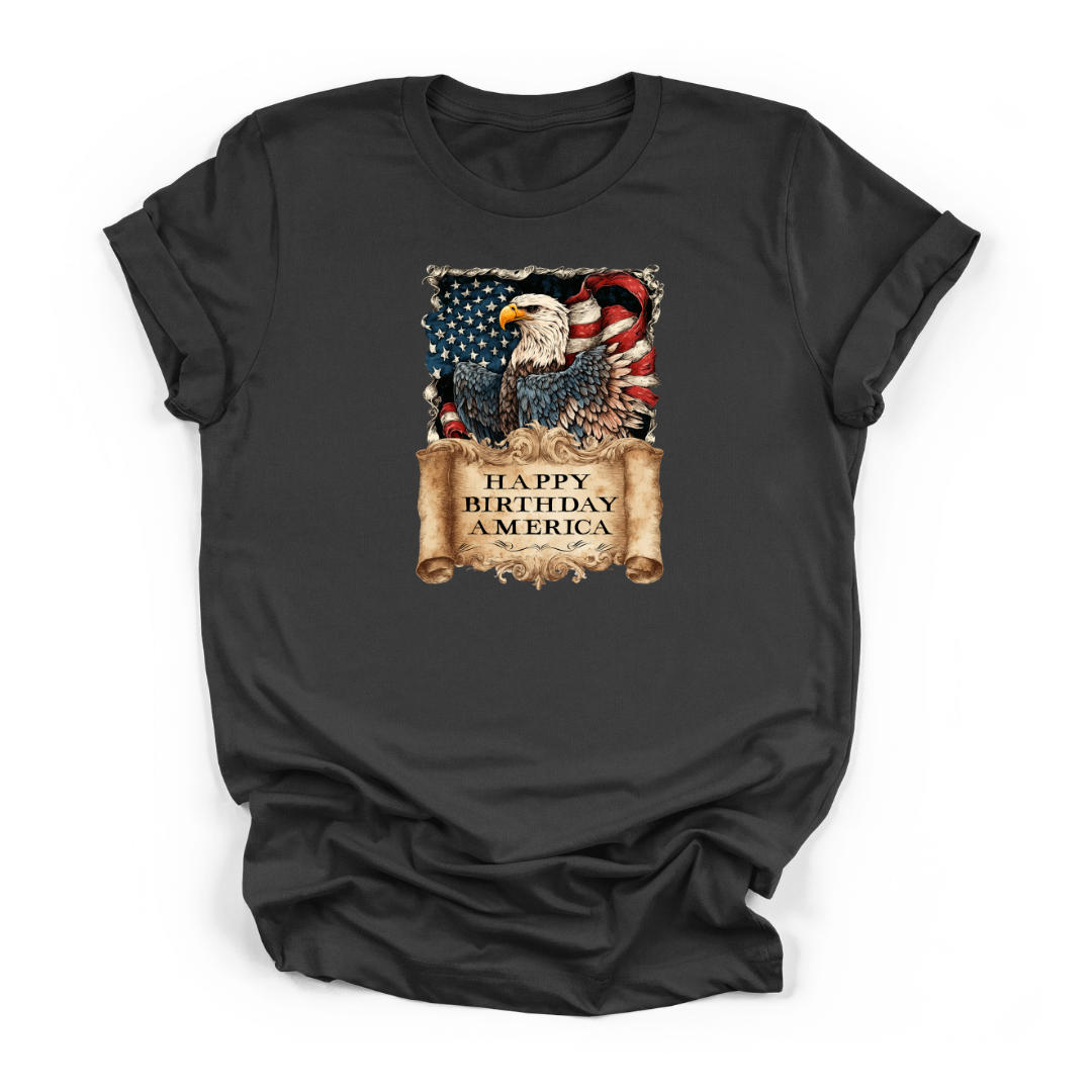 American Eagle Parchment Scroll 250 Years | T-shirt, USA made
