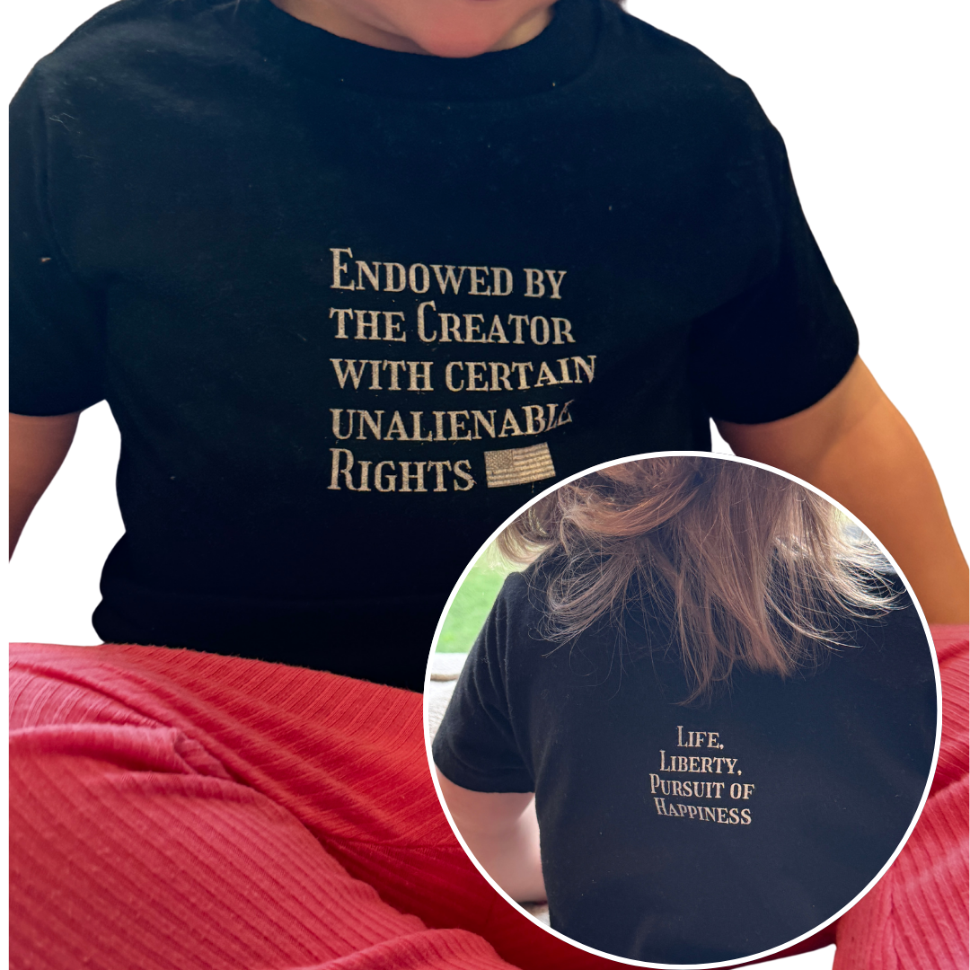 Endowed by the creator with certain unalienable rights | Deluxe Tee